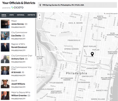 Free Officials &amp; Districts Lookup Tool via CiceroData.com