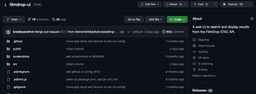 A screenshot of the open source console UI repo