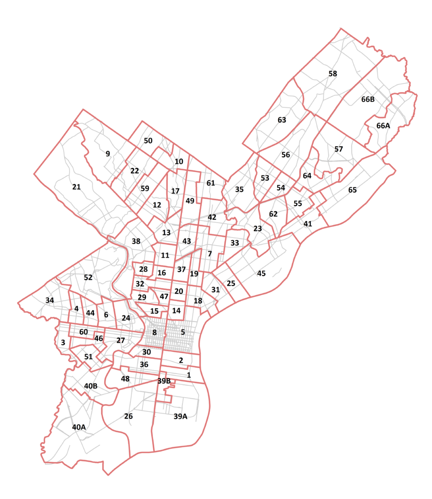 Philadelphia Democratic Ward Boundaries
