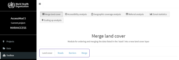 Figure 5 Merging Land Cover