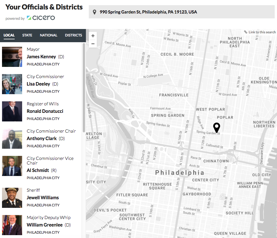Free Officials & Districts Lookup Tool via CiceroData.com Free Officials & Districts Lookup Tool via CiceroData.com