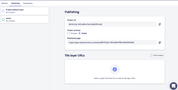 project dashboard